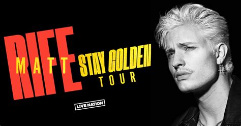 Matt Rife: Stay Golden Tour 2025 – Live Nation Help